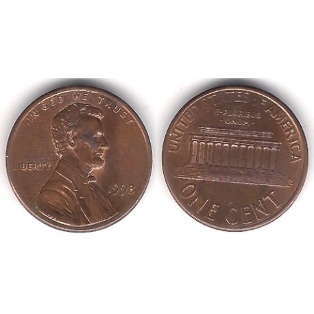 (201) Estados Unidos de América. 1998. 1 Cent (MBC)