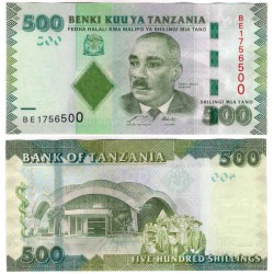 (40) Tanzania. 2010. 500 Shillings (SC)