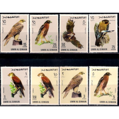 Emiratos Árabes Unidos (Umm Al Qiwain).  Serie Pájaros (Nuevo)