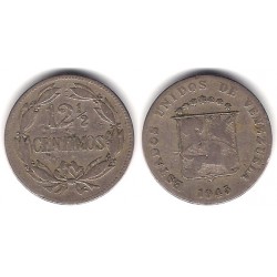 (Y30a) Venezuela. 1945. 12½ Céntimos (BC)