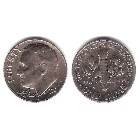 (195a) Estados Unidos de América. 1978. 1 Dime (MBC)