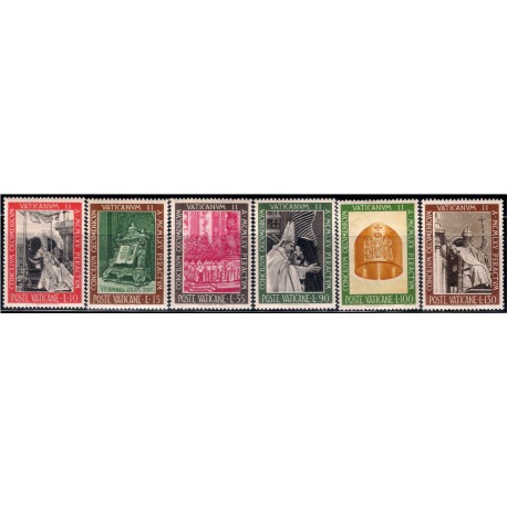 (439 a 444) Ciudad del Vaticano. 1965. Serie 21º Concilio Ecuménico (Nuevo)