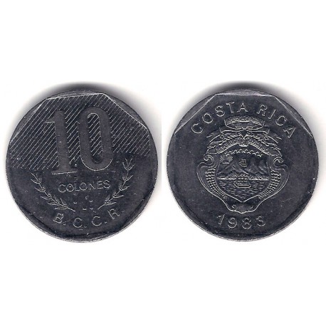 (215.1) Costa Rica. 1983. 10 Colones (MBC)