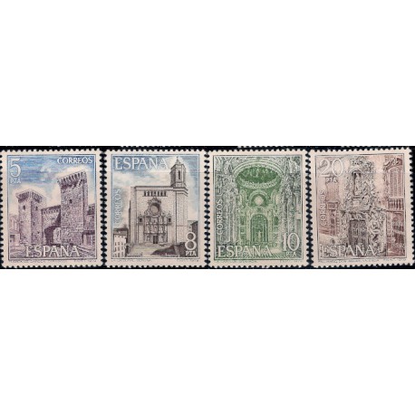 (2527 a 2530) 1979. Serie Completa. Paisajes y Monumentos (Nuevo)