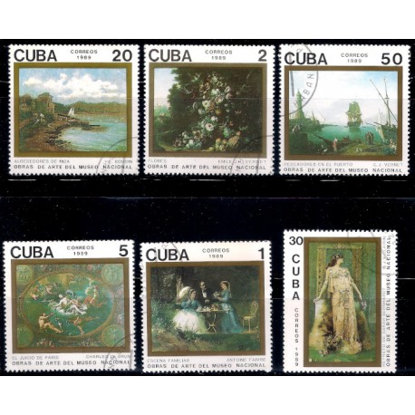 Cuba. 1989. Serie Obras de Arte del Museo Nacional (Usado)