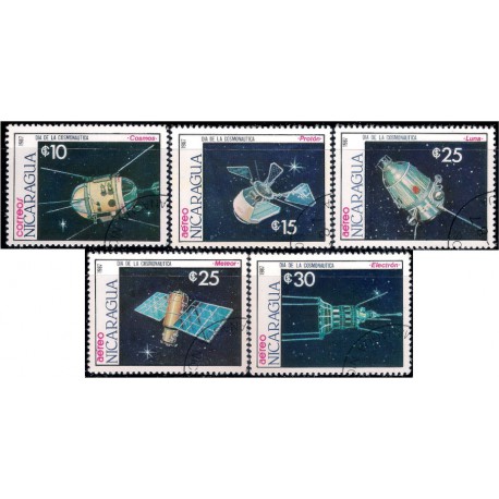 Nicaragua. 1987. Serie Día de la Cosmonautica (Usado)
