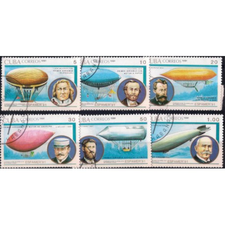 Cuba. 1991. Serie Dirigibles (Usado)