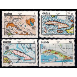 Cuba. 1973. Serie Mapas (Usado)