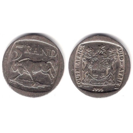 (140) Sudáfrica. 1995. 5 Rand (MBC)