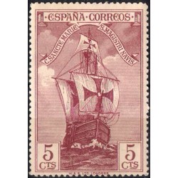 (535) 1930. 5 Céntimos. Nave Santa María (Usado)