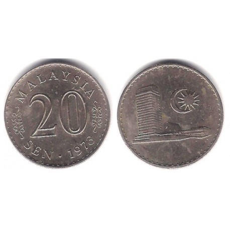 (4) Malasia. 1973. 20 Sen (MBC)