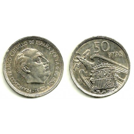 Estado Español. 1957*(BA). 50 Pesetas (EBC)