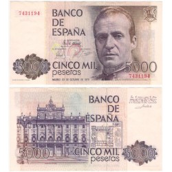 España. 1979. 5000 Pesetas (EBC-) Sin Serie