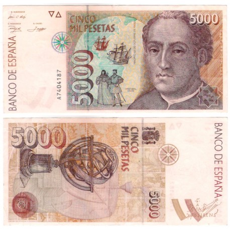 España. 1992. 5000 Pesetas (MBC+) Serie A