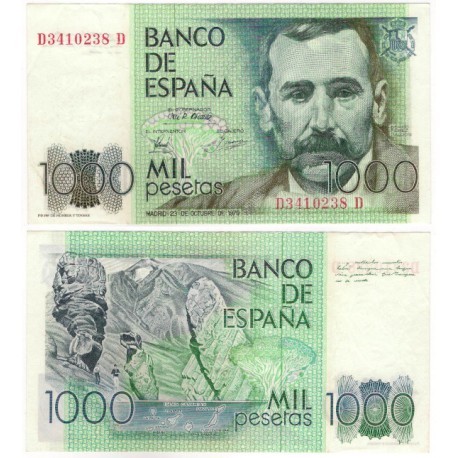 España. 1979. 1000 Pesetas (MBC+) Serie D