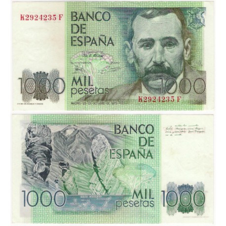 España. 1979. 1000 Pesetas (EBC) Serie K