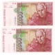 España. 1992. 2000 Pesetas (x2) (SC) Serie 4L. Pareja. Nuevo Diseño