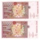 España. 1992. 2000 Pesetas (x2) (SC) Serie 4L. Pareja. Nuevo Diseño