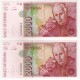 España. 1992. 2000 Pesetas (x2) (SC) Serie 5I. Pareja. Nuevo Diseño