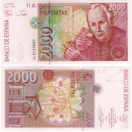 España. 1992. 2000 Pesetas (EBC+) Serie 4L