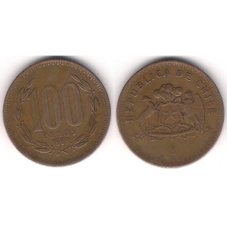 (226.1) Chile. 1989. 100 Pesos (MBC-)