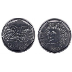 (634) Brasil. 1994. 25 Centavos (MBC+)