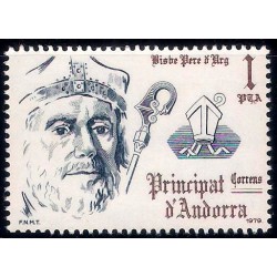 (116) Andorra. 1979. 1 Peseta. Bisbe Pere  (Nuevo)