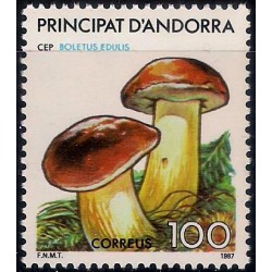 (181) Andorra. 1987. 100 Pesetas. Boletus Edulis (CEP) (Nuevo)