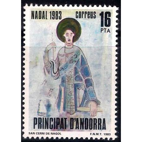 (158) Andorra. 1983. 16 Pesetas. Navidad (Nuevo)
