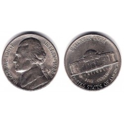 (A192) Estados Unidos de América. 1988(D). 5 Cents (MBC+)