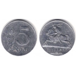 (87) Lituania. 1991. 5 Centai (BC)