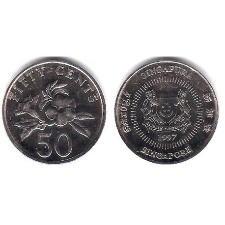 (102) Singapur. 1997. 50 Cents (SC)