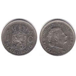 (184a) Países Bajos. 1977. 1 Gulden (MBC)