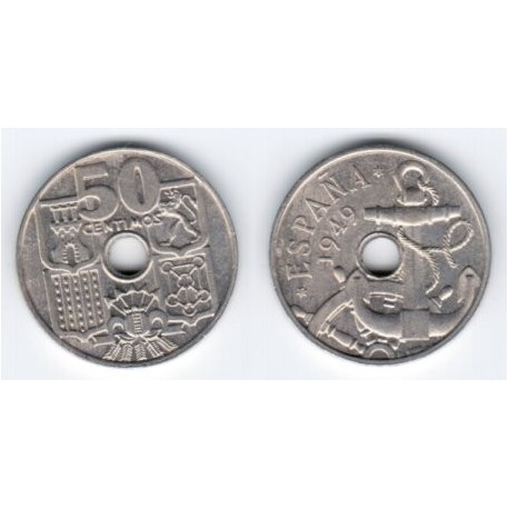 Estado Español. 1949*(19-51). 50 Céntimos (SC)
