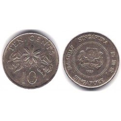 (51) Singapur. 1989. 10 Cents (MBC)