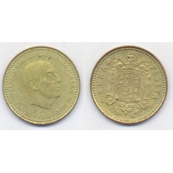 Estado Español. 1966*(19-74). 1 Peseta (Proof)