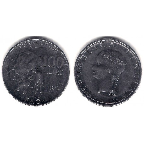 (106) Italia. 1979(R). 100 Lira (MBC+)