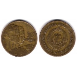 (35) Yugoslavia. 1955. 50 Dinara (BC+)