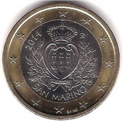 San Marino. 2014. 1 Euro (SC)