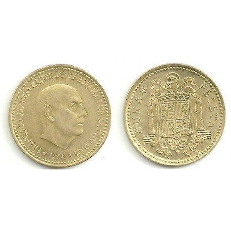 Estado Español. 1966*(19-70). 1 Peseta (EBC)