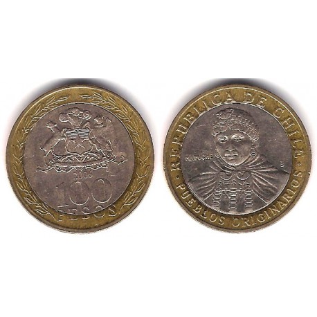 (236) Chile. 2006. 100 Pesos (BC+)
