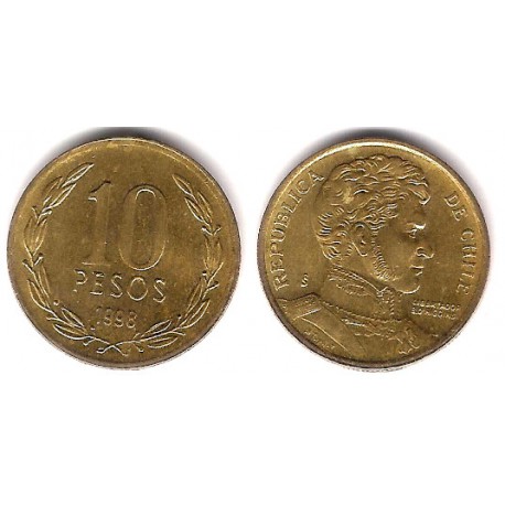 (228.2) Chile. 1998. 10 Pesos (MBC+)