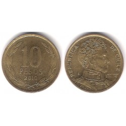 (228.2) Chile. 2010. 10 Pesosn (MBC)