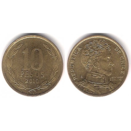(228.2) Chile. 2010. 10 Pesosn (MBC)
