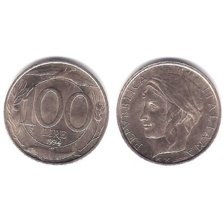 (159) Italia. 1994(R). 100 Lira (EBC)