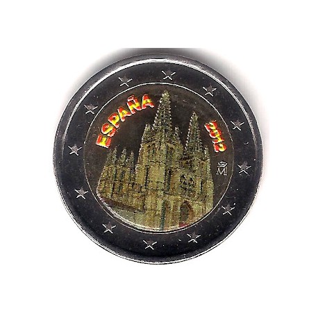 España. 2012. 2 Euro (SC) Coloreada