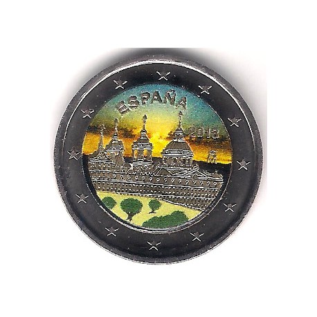 España. 2013. 2 Euro (SC) Coloreada