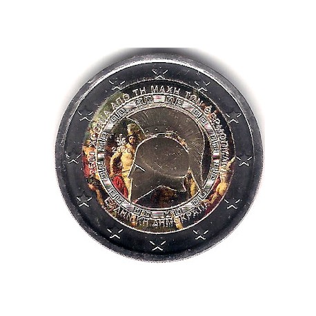 Grecia. 2020. 2 Euro (SC) Coloreada