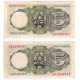 Estado Español. 1951. 5 Pesetas (x2) (EBC+) Serie 1D. Pareja Correlativa
