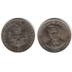 (153) Haití. 1991. 50 Centimes (SC)